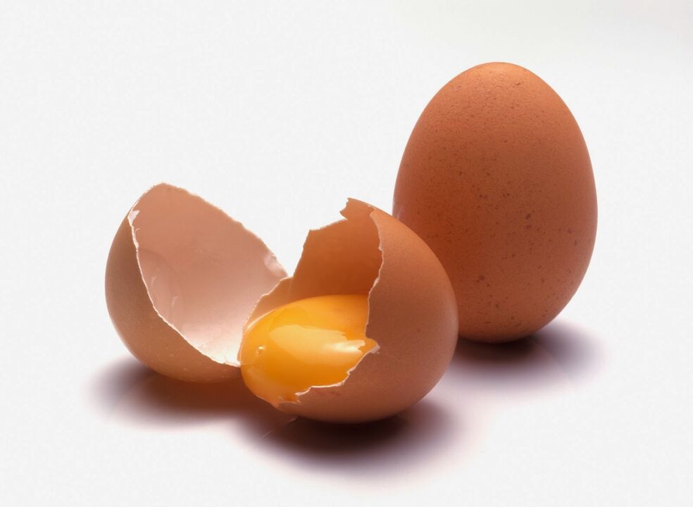 تخم مرغ برای قدرت مردانه