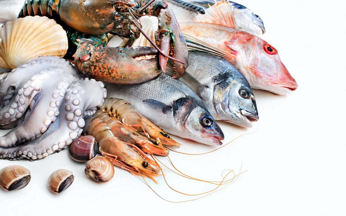 غذاهای دریایی برای قدرت مردان